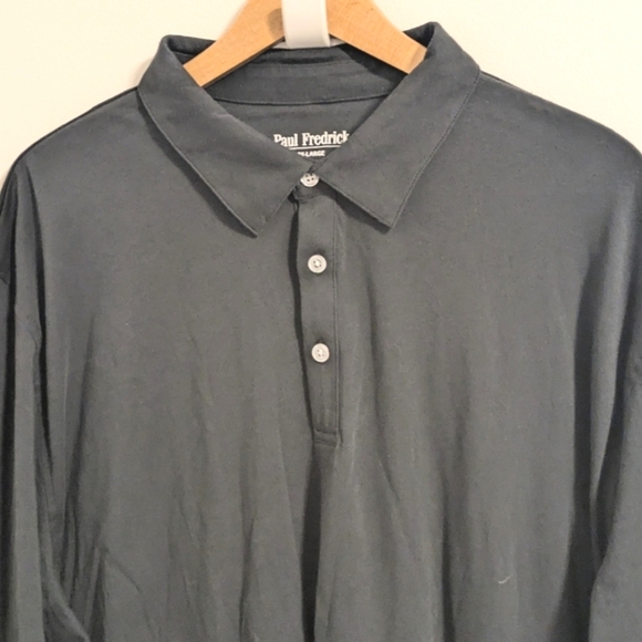 PAUL FREDRICK Polo Pullover Knit Sweater Shirt - Picture 3 of 8